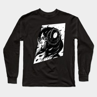 005/100 - Silhouette of a Cybergirl Long Sleeve T-Shirt